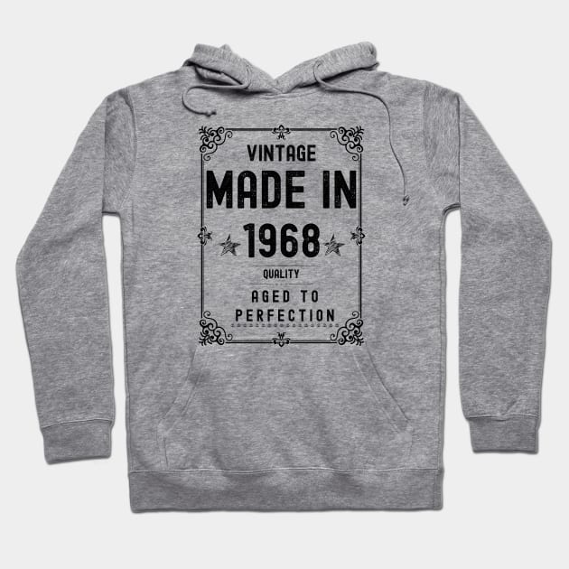 Vintage Made in 1968 Quality Aged to Perfection Hoodie by Xtian Dela ✅